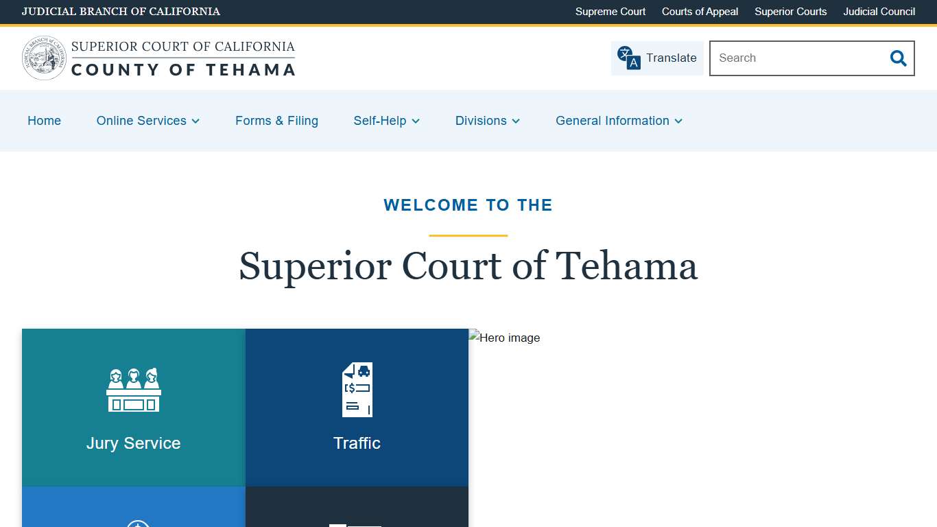 Home | Superior Court of California, County of Tehama